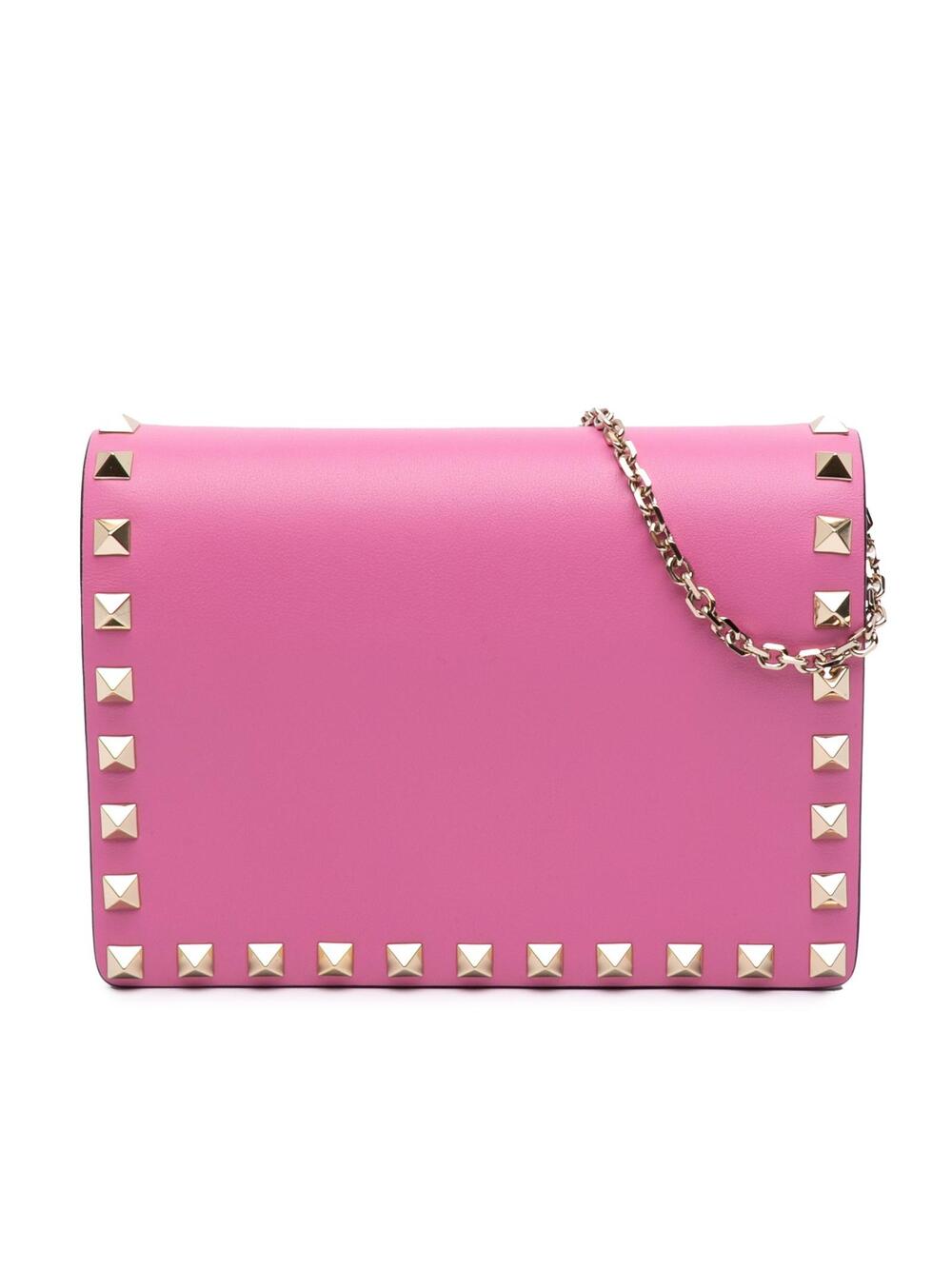 Valentino Pebbled Calfskin Rockstud #297248V49B